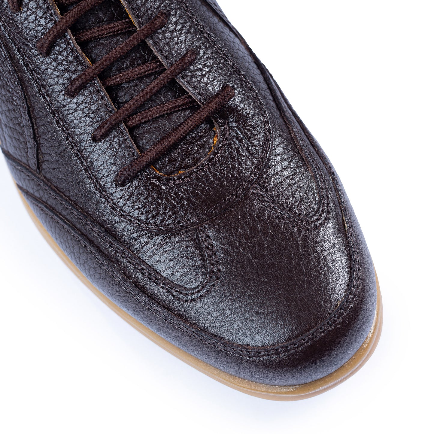 RIMINI MONO GRAINY LEATHER SNEAKRES