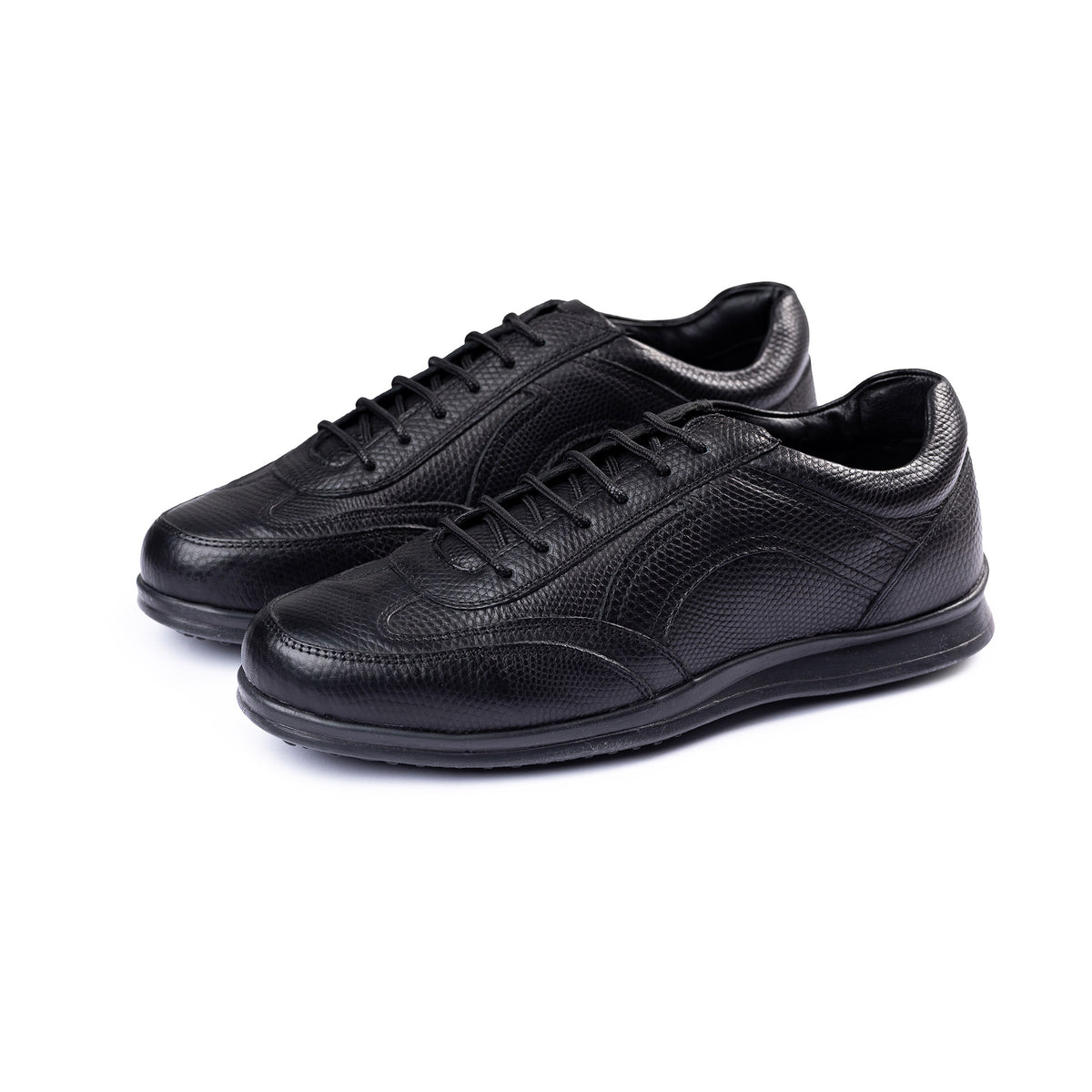 RIMINI MONO GRAINY LEATHER SNEAKRES