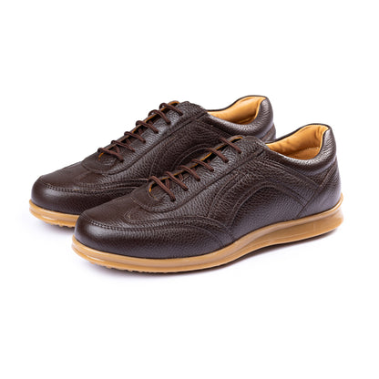 RIMINI MONO GRAINY LEATHER SNEAKRES