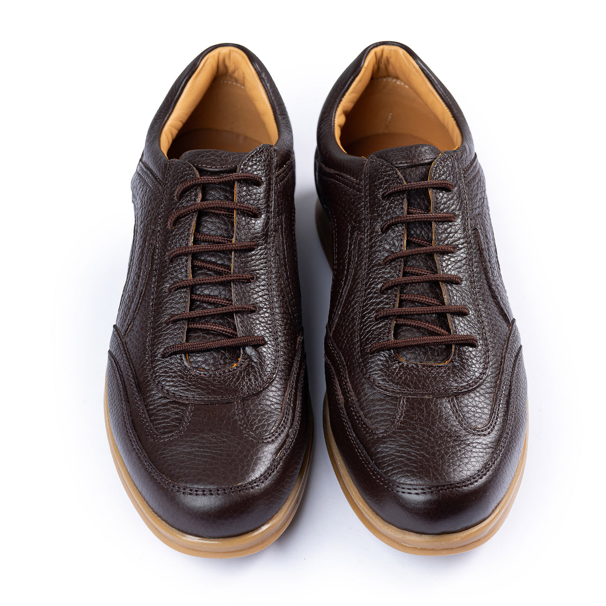 RIMINI MONO GRAINY LEATHER SNEAKRES