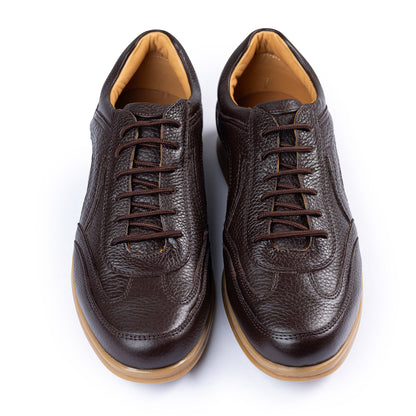 RIMINI MONO GRAINY LEATHER SNEAKRES