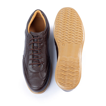 RIMINI MONO GRAINY LEATHER SNEAKRES