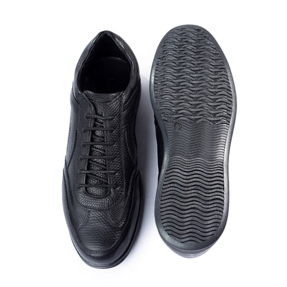 RIMINI MONO GRAINY LEATHER SNEAKRES