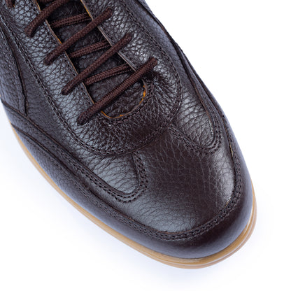 RIMINI MONO GRAINY LEATHER SNEAKRES
