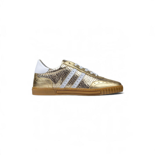 RIMINI RETRO GOLDEN SCALE SNEAKERS