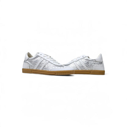 RIMINI RETRO SILVER CRUSH SNEAKERS