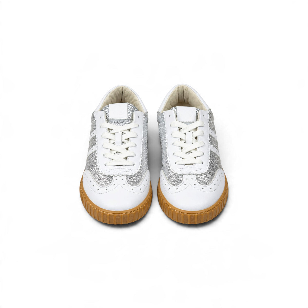 RIMINI RETRO SILVER CRUSH SNEAKERS