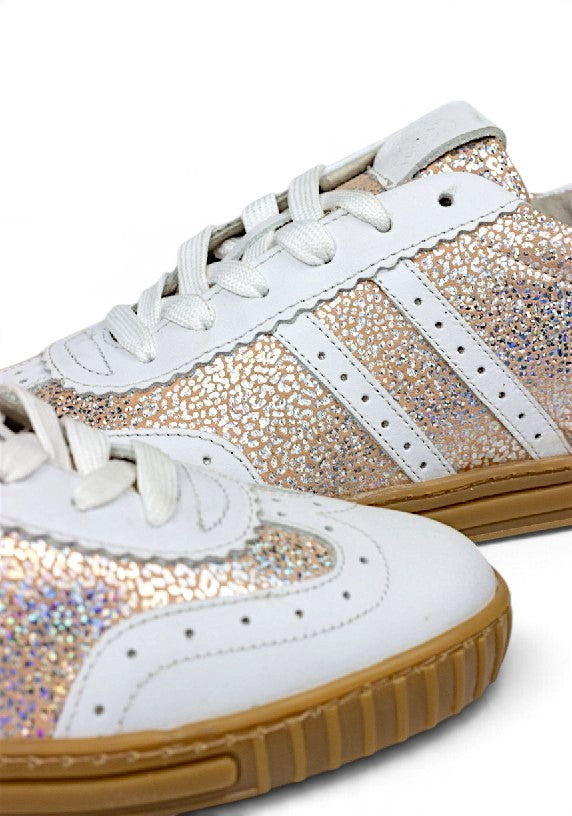 RIMINI ROSE GOLD GLAM SNEAKERS